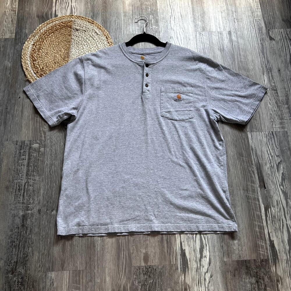 CARHARTT Original Fit Short-Sleeve Henley Mens T-Shirt
